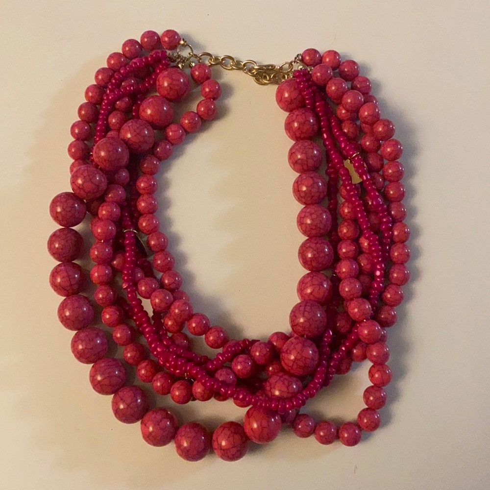 Pink chunky necklace!